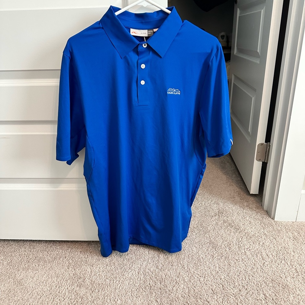***NWT*** Kauri Cliffs Men’s Blue Polo Shirt